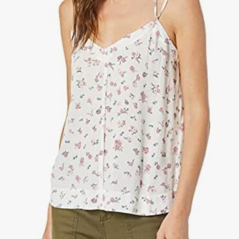 Adriano Goldschmied Floral Spaghetti Strap Top